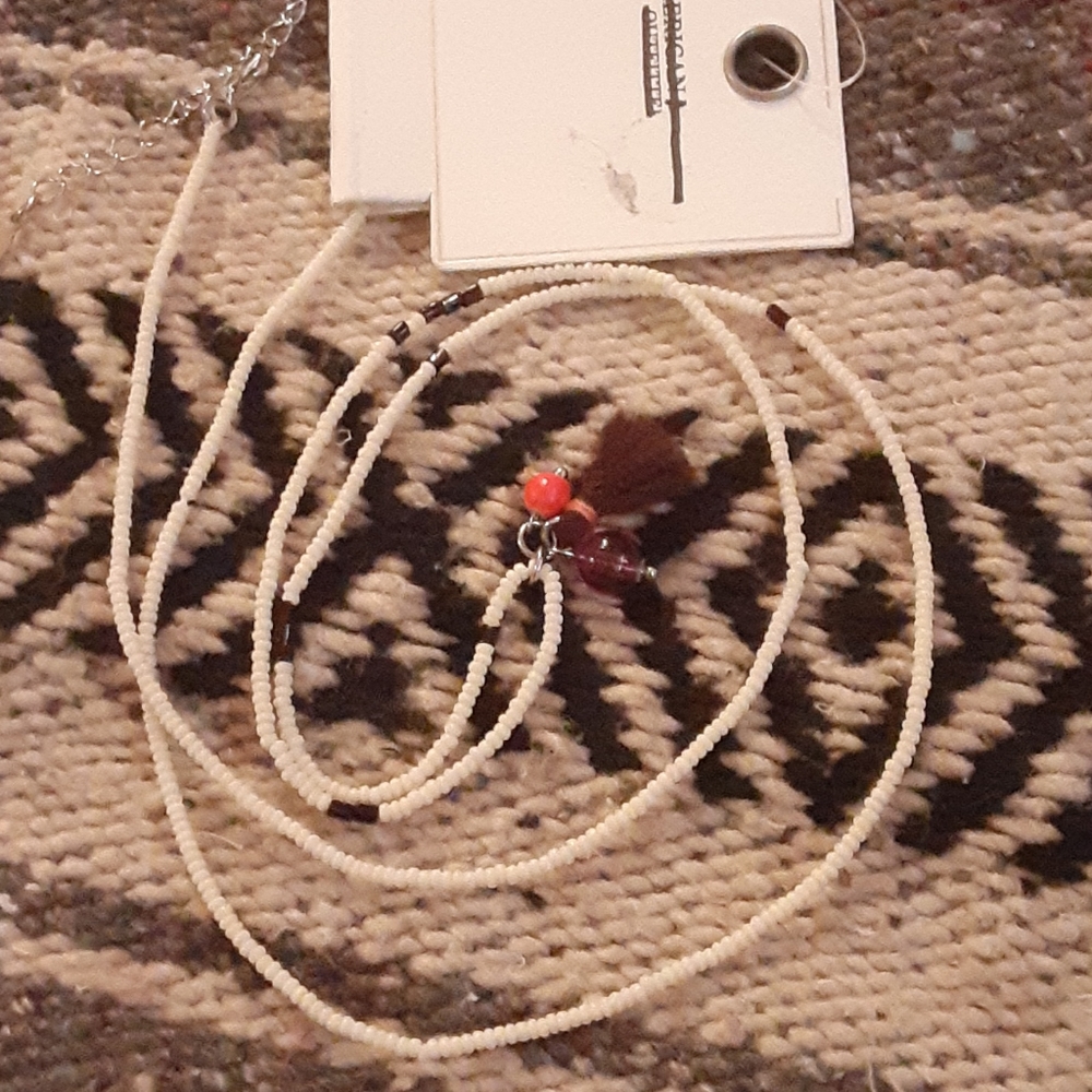 American eagle beaded necklace